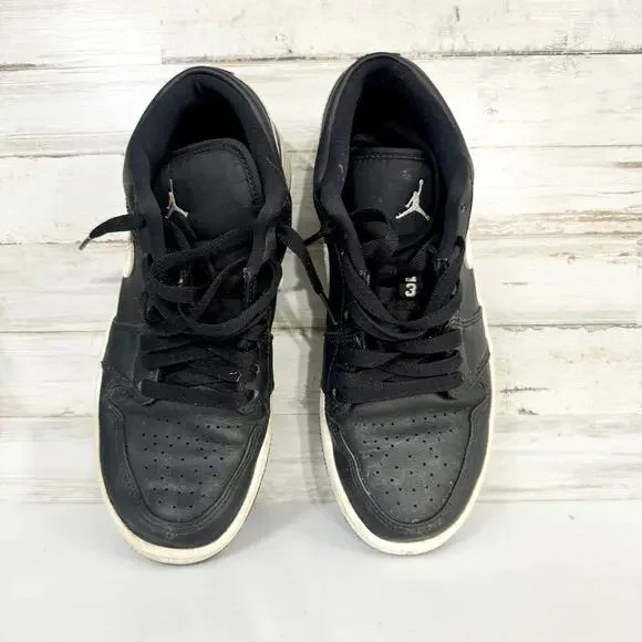 NIKE Air Jordan 1 Women Retro High Yin Yang Black & White Sneakers Size 8 - Picture 3 of 6